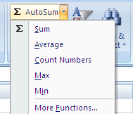 Cara Mengubah Default Rumus SUM Pada Menu AutoSum Dalam Microsoft Excel